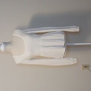 Hollister White Sweater